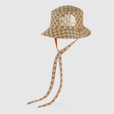 the north face x gucci gg canvas hat|Gucci north face shop.